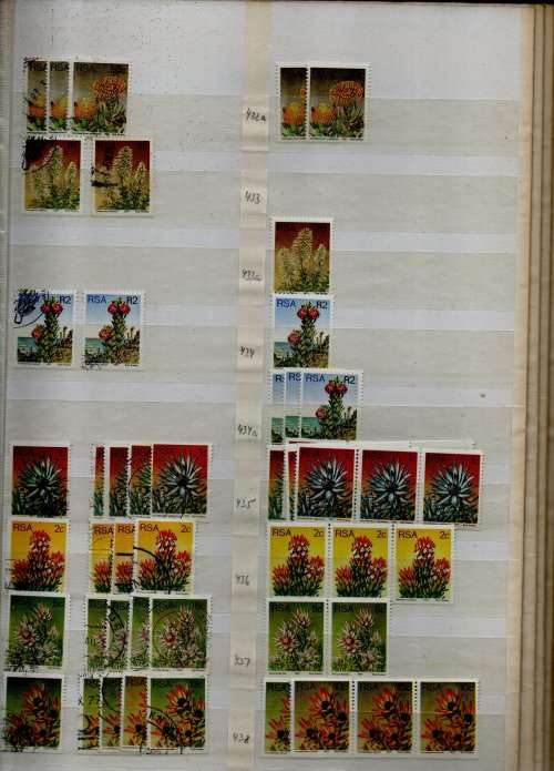 KABE ALBUM 2ND HAND (X24 PAGES/48 SIDES) WITH RSA DEFINITIVES. NB: PLEASE READ BELOW!!!
