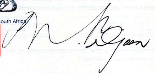 RSA 1981 REPUBLIC FESTIVAL FDC SIGNED `MARAIS VILJOEN`. AS PER SCANS. NICE ITEM.