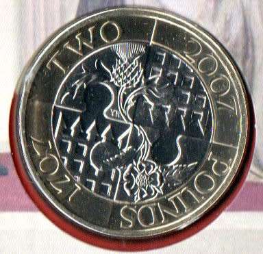 GB 2007 300TH ANNI OF ACT OF UNION NUMISMATIC/COIN COVER. AS PER SCANS. LOVELY ITEM.