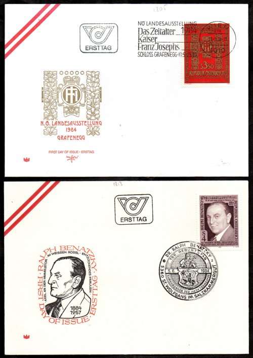 AUSTRIA 1980`s SELECTION OF (X20) FIRST DAY COVERS. AS PER (X10) SCANS. GREAT LOT.