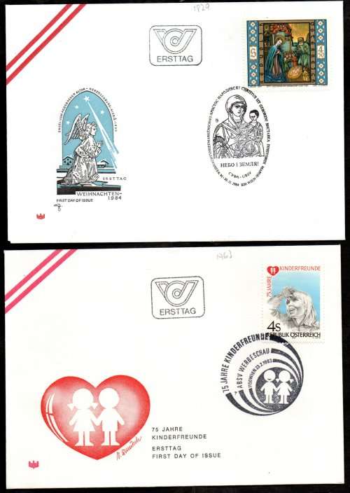 AUSTRIA 1980`s SELECTION OF (X20) FIRST DAY COVERS. AS PER (X10) SCANS. GREAT LOT.