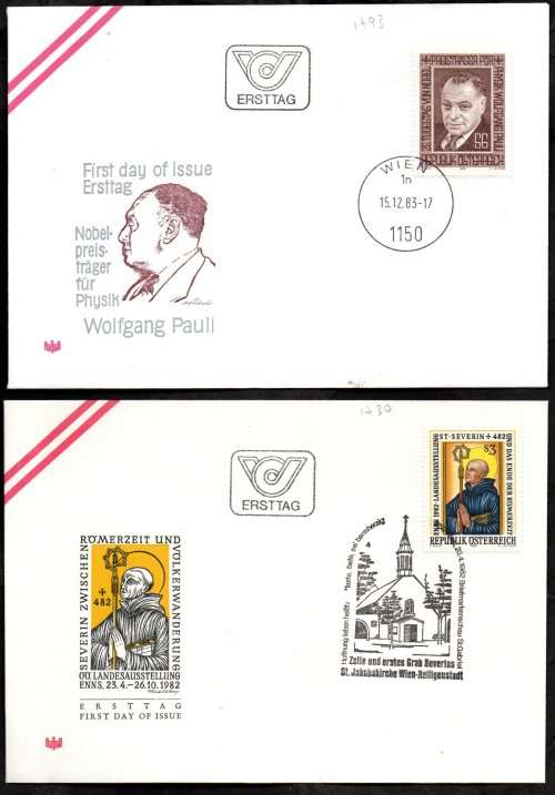 AUSTRIA 1980`s SELECTION OF (X20) FIRST DAY COVERS. AS PER (X10) SCANS. GREAT LOT.