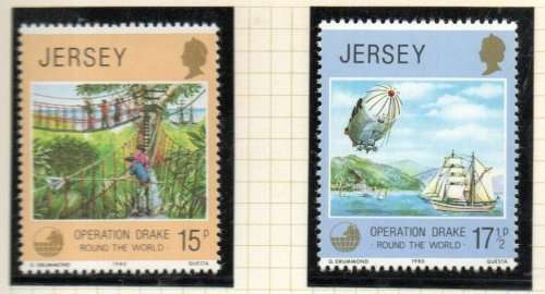 JERSEY SELECTION OF MINT SHIPS SETS ETC. AS PER SCANS. NICE LOT.