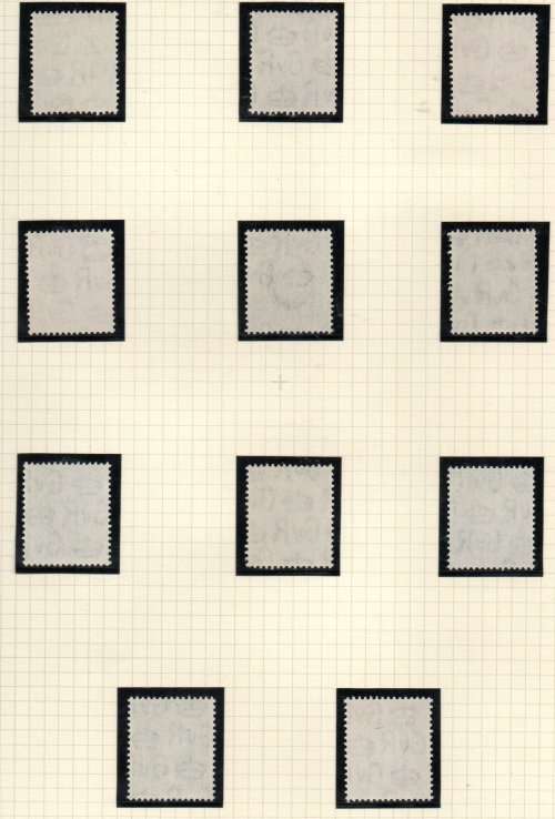 GB 1934-6 KGV UMM SET OF (X11) VALUES. AS PER SCANS. SG439/49. CV GBP 50. FANTASTIC SET.