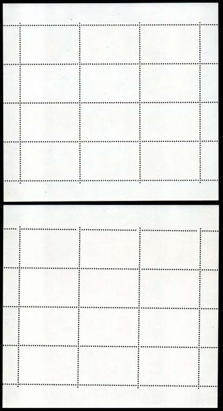ROMANIA 1988 ORCHIDS SET OF (X2) SHEETS UMM. AS PER SCANS. SGMS5205a/b. LOVELY ITEMS. CV GBP 14.5.
