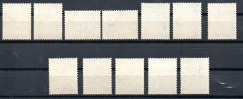 SWA 1954 DEF ISSUE UMM SET OF (X12). CC182/93. CV R1500. AS PER SCANS. GREAT SET.