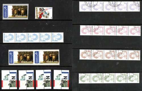 NETHERLANDS BULK CLEARANCE OF STAMPS, MSHEETS, BOOKLETS (MINT/CTO), COIL STRIPS ETC. AS PER SCANS.