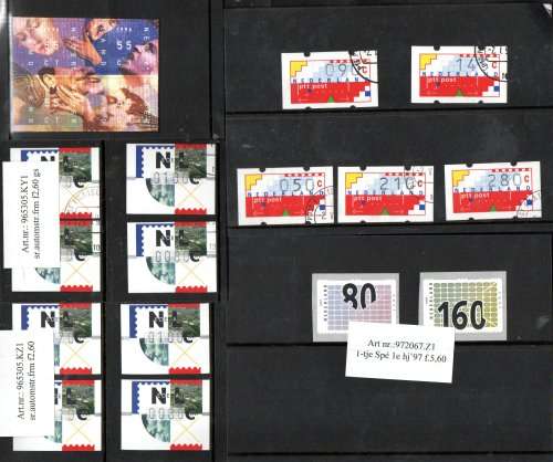 NETHERLANDS BULK CLEARANCE OF STAMPS, MSHEETS, BOOKLETS (MINT/CTO), COIL STRIPS ETC. AS PER SCANS.