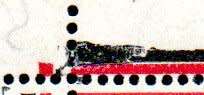 UNION 1926 LONDON 1d CNR STRIP OF (X4) UMM WITH `EXTENDED PERF+PROVING MARG+BLOTCH ON JUBILEE LINE`