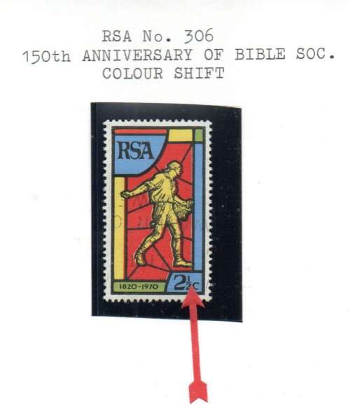 RSA SELECTION OF USED SINGLES WITH VARIETIES. AS DESCRIBED ON CARDS.