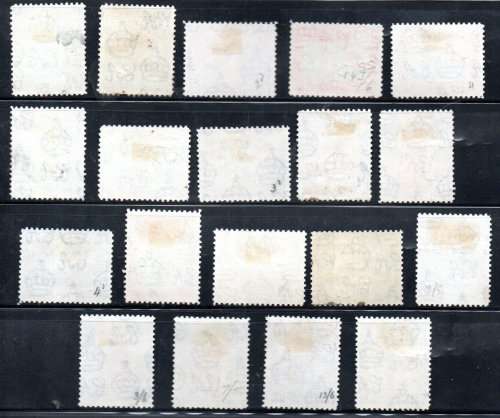 ST VINCENT 1938-47 KGVI USED SET OF (X15) + EXTRA SINGLES. AS PER SCANS. SG149/59. GOOD VALUE.