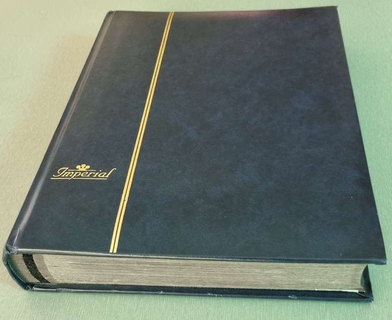 LOVELY PRINZ IMPERIAL 4030 EMPTY ALBUM 2ND HAND (30 BLACK PAGES/60 SIDES). . NB: PLEASE READ!!