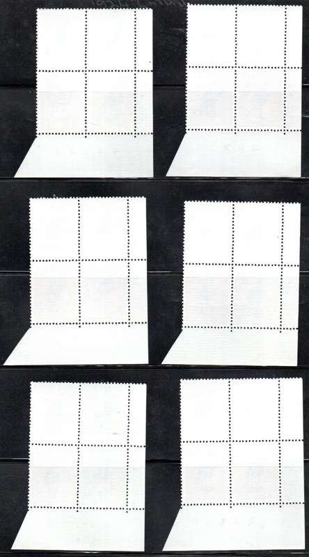 RSA 1972-4 DEF ISSUE (X12) 20c (A+B) CC335 + (X12) 20c (A+B) CC335a CHALKY PAPER CONTROLS. CV R5040.