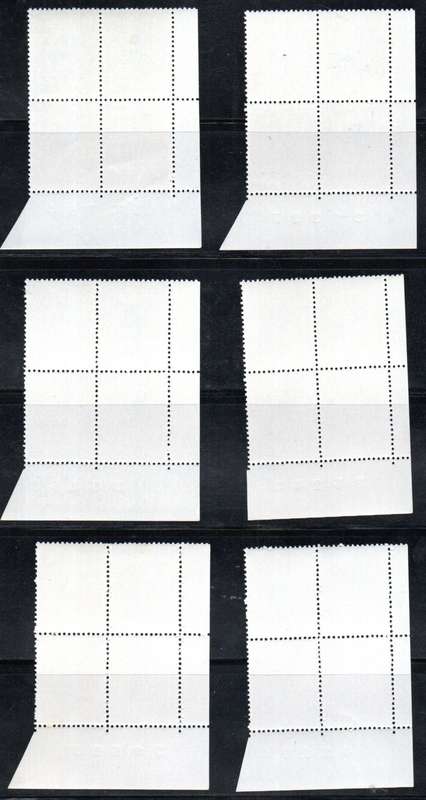 RSA 1972-4 DEF ISSUE (X12) 20c (A+B) CC335 + (X12) 20c (A+B) CC335a CHALKY PAPER CONTROLS. CV R5040.