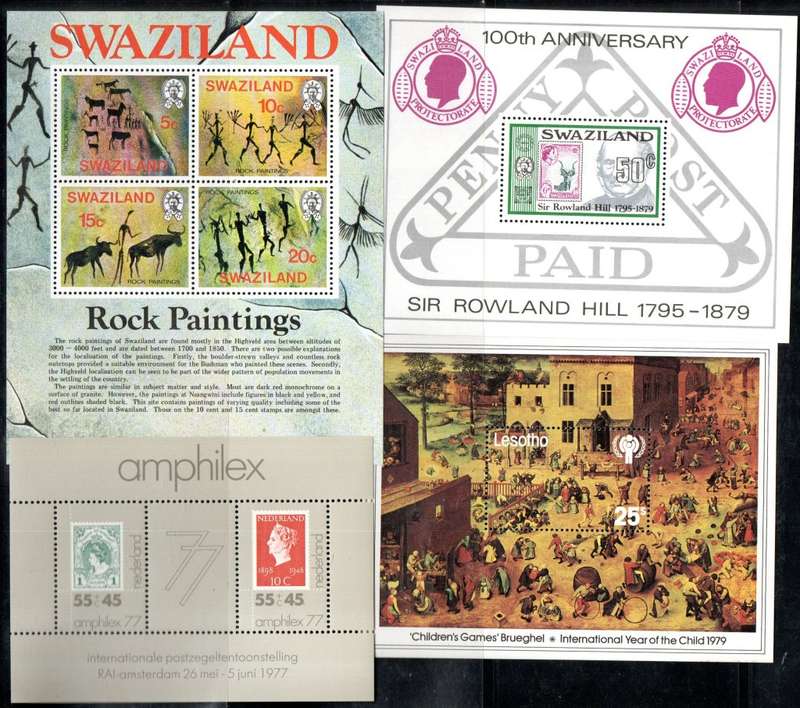 WORLD CLEARANCE LOT OF (X30+) UMM MINI SHEETS ETC. AS PER (X8) SCANS! GOOD VALUE. NICE THEMATIC MIX