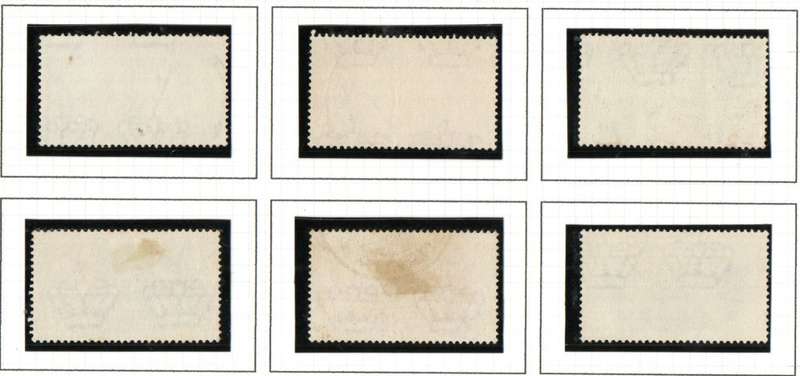 ITALY 1941 ITALO-GERMAN FRIENDSHIP (HITLER+MUSSOLINI) USED SET OF (X6). SG553-58. CV GBP 17.6.