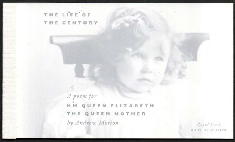GB 2004 THE QUEEN MOTHER`S 100TH BIRTHDAY 7.03 POUND BOOKLET MINT/COMPLETE. SGDX25. CV GBP 31 (R713)