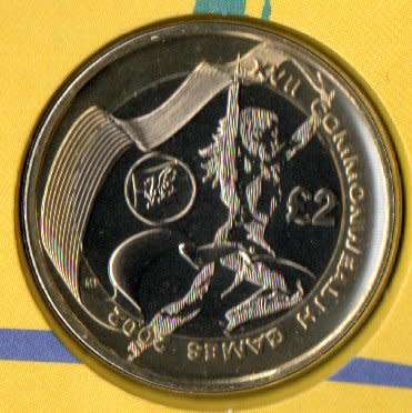 GB 2002 COMMONWEALTH GAMES PHILATELIC NUMISMATIC/COIN COVER. (X4) TWO POUND COINS. NICE ITEM.