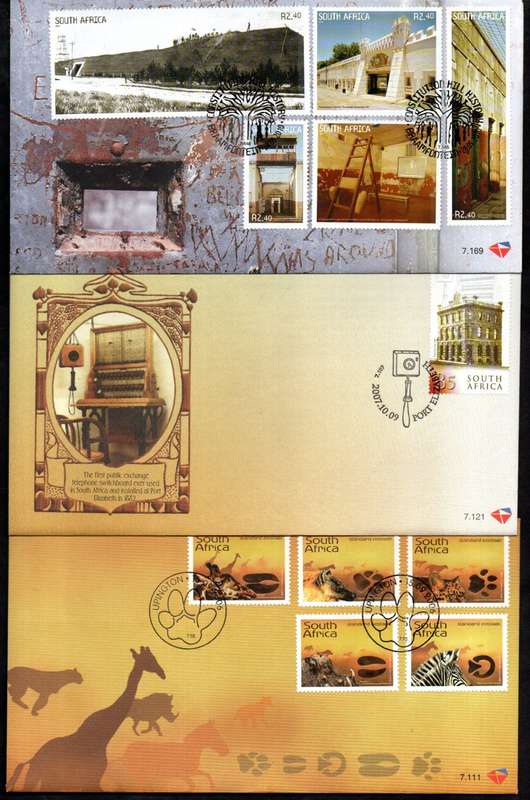 RSA SELECTION OF (X14) SEVENTH SERIES FIRST DAY COVERS. AS PER SCANS. GOOD VALUE.