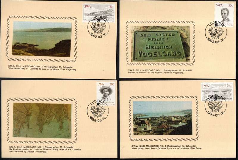 SOUTHERN AFRICA SELECTION OF MAXISILK CARDS IN SETS. AS PER SCANS. GREAT LOT.