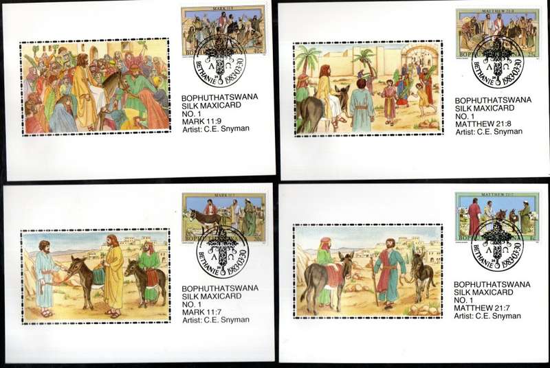 SOUTHERN AFRICA SELECTION OF MAXISILK CARDS IN SETS. AS PER SCANS. GREAT LOT.