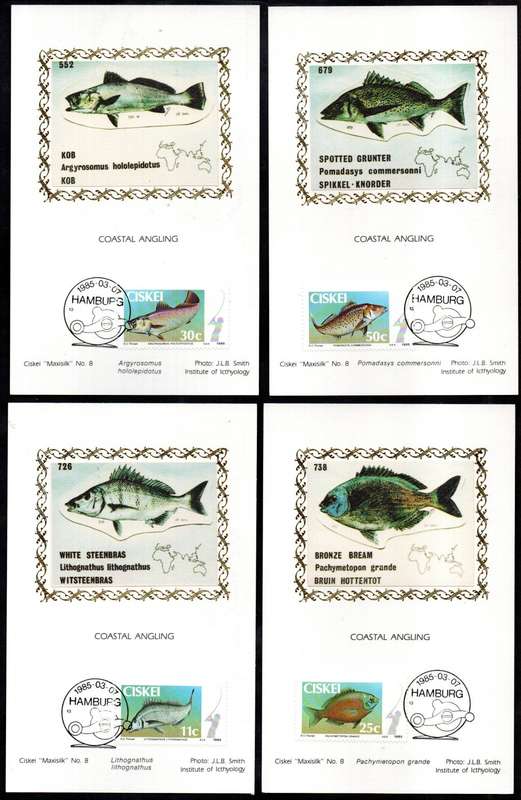 SOUTHERN AFRICA SELECTION OF MAXISILK CARDS IN SETS. AS PER SCANS. GREAT LOT.