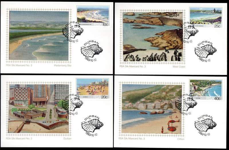 SOUTHERN AFRICA SELECTION OF MAXISILK CARDS IN SETS. AS PER SCANS. GREAT LOT.
