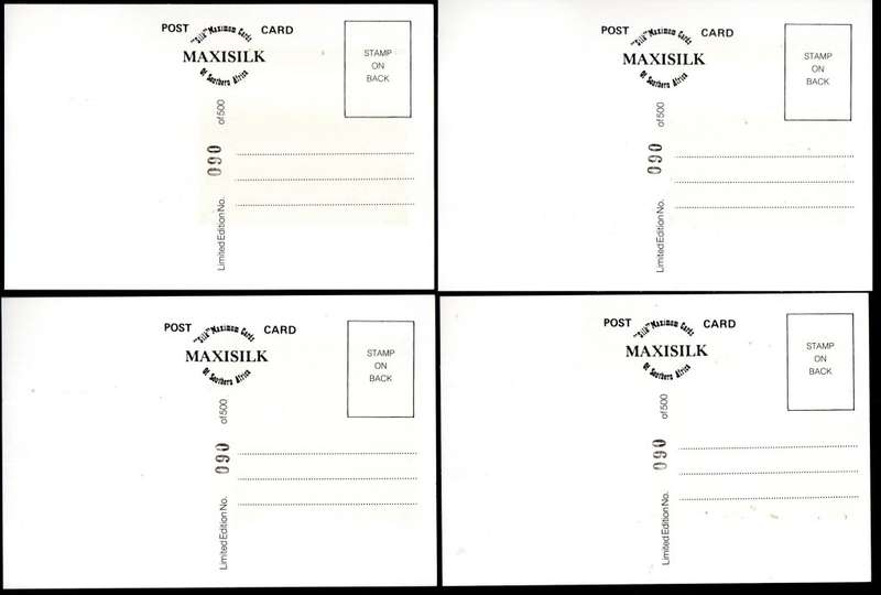 SOUTHERN AFRICA SELECTION OF MAXISILK CARDS IN SETS. AS PER SCANS. GREAT LOT.