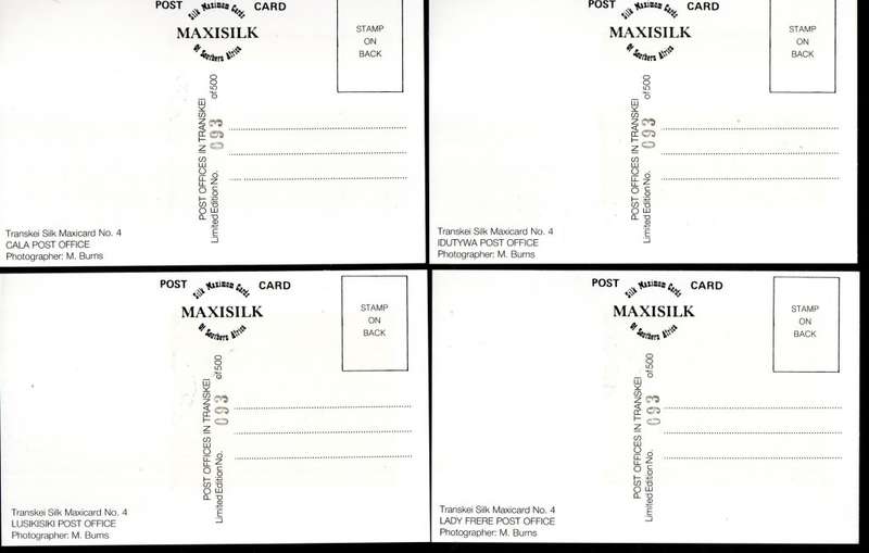 SOUTHERN AFRICA SELECTION OF MAXISILK CARDS IN SETS. AS PER SCANS. GREAT LOT.