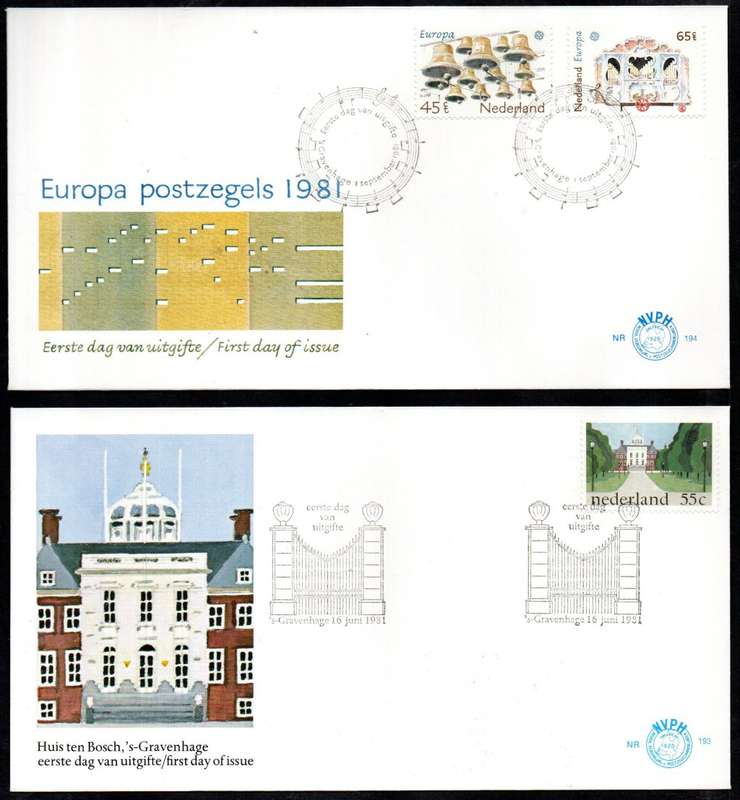 NETHERLANDS SELECTION OF (X16) FIRST DAY COVERS. AS PER SCANS. GREAT LOT.