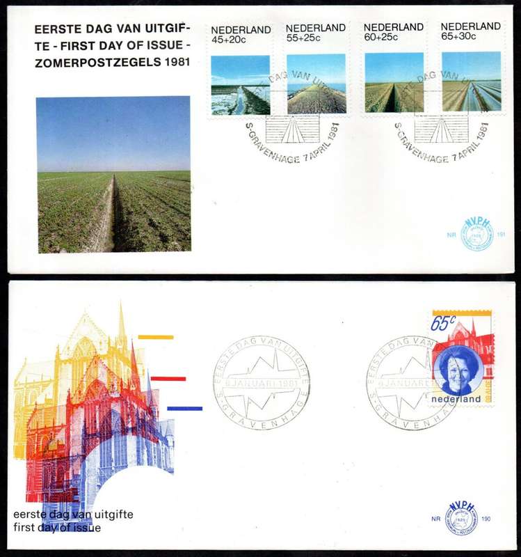 NETHERLANDS SELECTION OF (X16) FIRST DAY COVERS. AS PER SCANS. GREAT LOT.