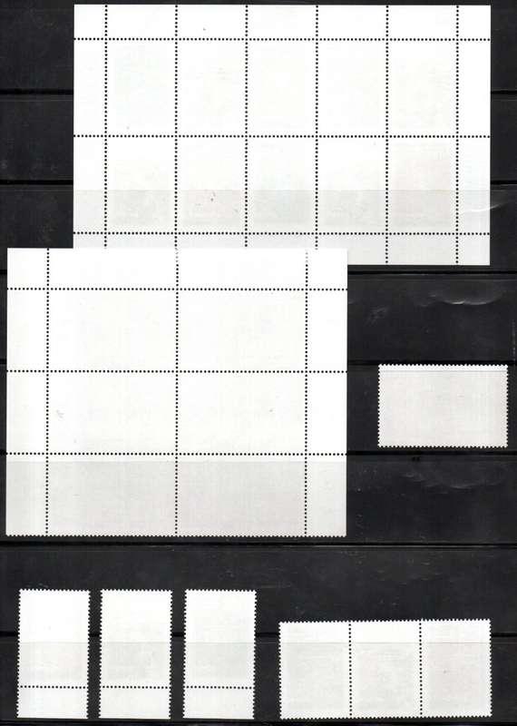 RSA 2002 WORLD SUMMIT 1ST ISSUE SHEETLET, STRIP, SINGLES + CONTROL OF (X6)+ SINGLE. CV R689.