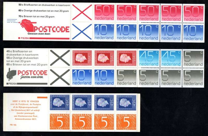 NETHERLANDS SELECTION OF (X16) MINT AND COMPLETE BOOKLETS. AS PER SCANS. GREAT LOT.