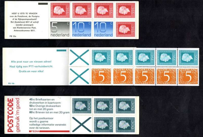 NETHERLANDS SELECTION OF (X16) MINT AND COMPLETE BOOKLETS. AS PER SCANS. GREAT LOT.
