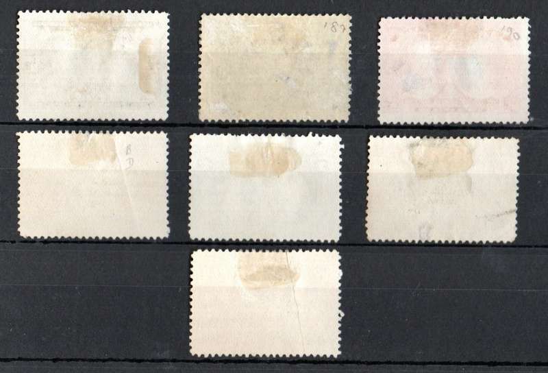 CANADA 1908 QUEBEC TERCENTENARY USED SHORT SET OF (X7) VALUES. NO 10c. CV GBP 342!! AS PER SCANS.