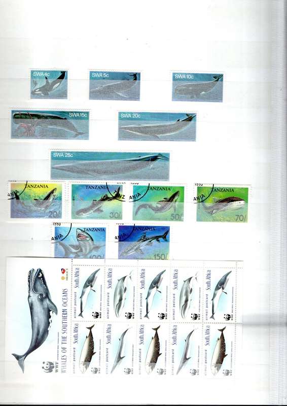 ALBUM 2ND HAND IN GOOD NICK WITH FISH THEMATICS. 8 PAGES/16 SIDES. NB: PLEASE READ BELOW!!