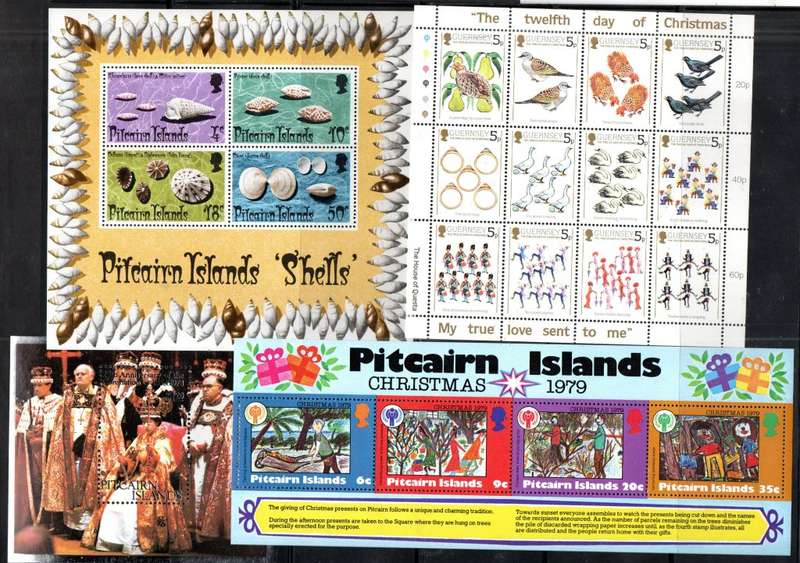 WORLD CLEARANCE LOT OF (X40+) UMM MINI SHEETS ETC. AS PER (X10) SCANS! GOOD VALUE. NICE THEMATIC MIX