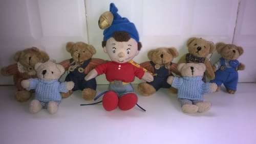 Collectable Teddy Bears With Noddy All For 1 Bid (All Still In Excellent Condition)