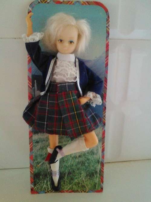 Wow Vintage 1970'S Scottish Dancing Doll Collectable