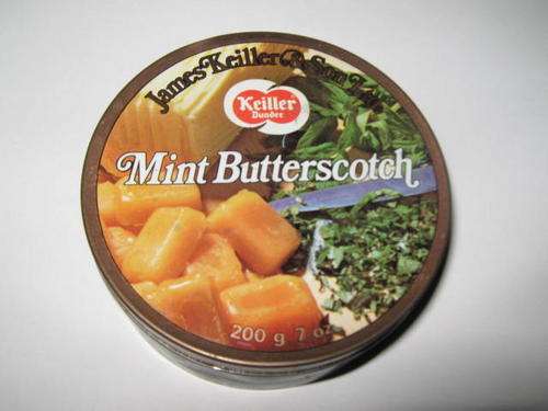 An Old James Keiller & Son Ltd Mint Butterscotch Collector's Tin