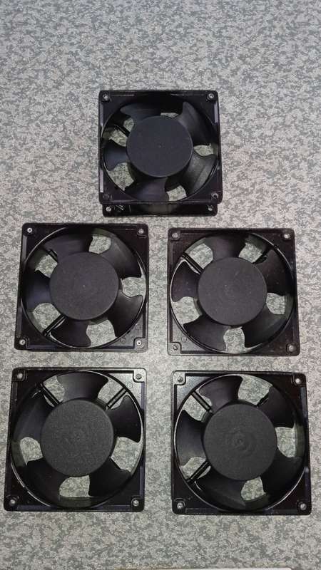 A must Have 5 x Fan Units For Biltong Cabinets or Data Cabinets Very Strong Fans