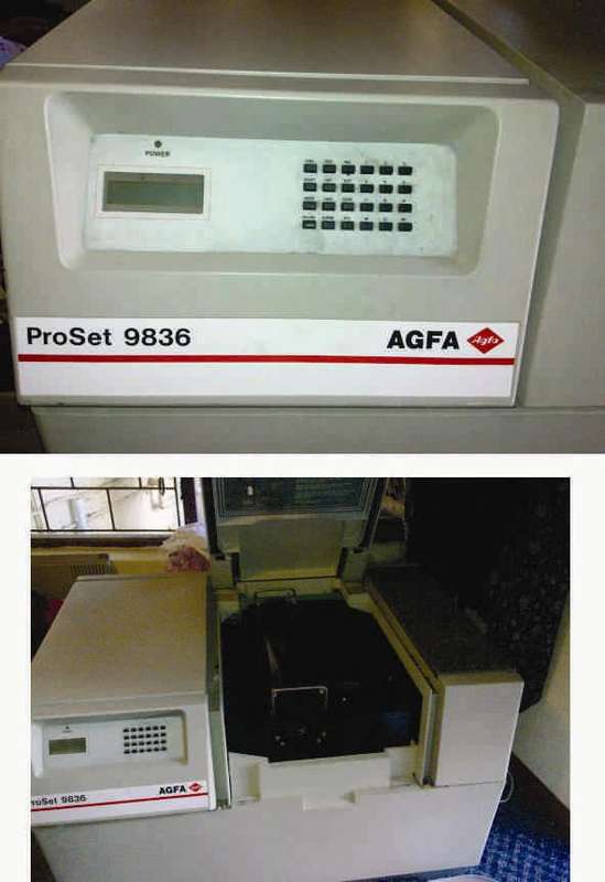 Agfa Imagesetter A3 Size! Free film processor. Please have a look!