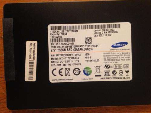 Samsung Solid State Drive - 256 GB