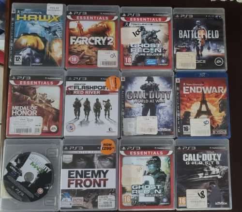 PS3 slim console with 29 Games , Original Sony Remote & HDMI Cable. Plug and play!