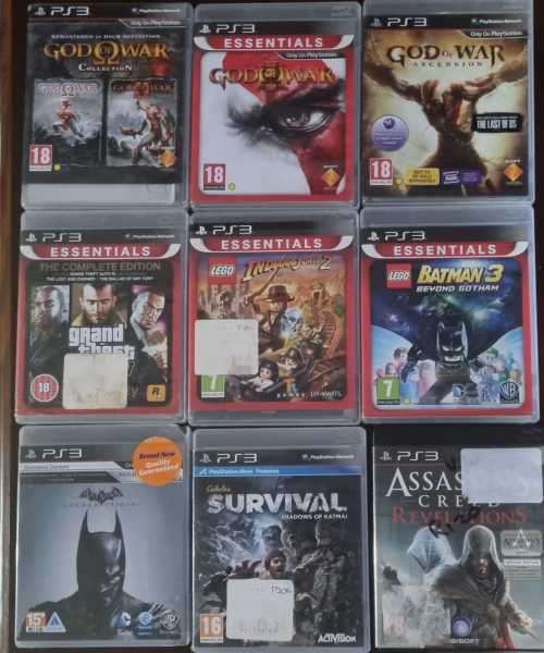 PS3 slim console with 29 Games , Original Sony Remote & HDMI Cable. Plug and play!