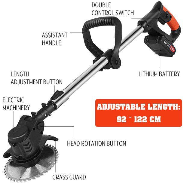 800W Professional Hand Held Lithium Grass Cutter FI-11