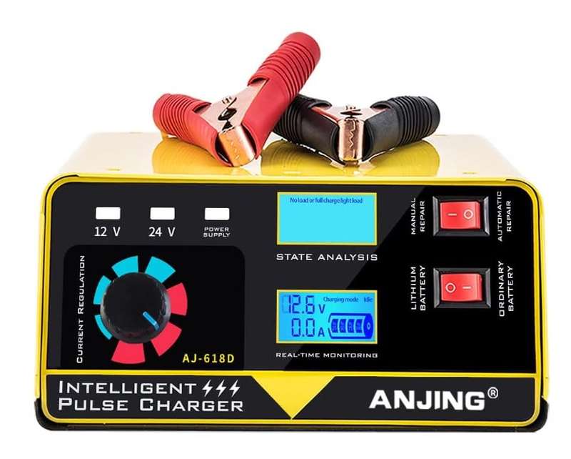 Smart Trickle Charger Maintainer Deep Cycle Battery Repair Charger 12V 24V