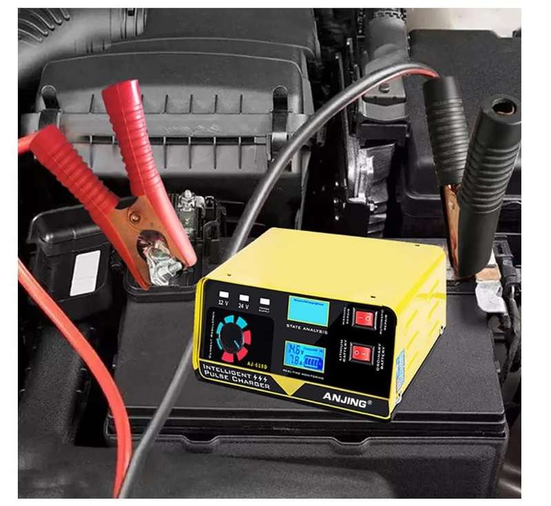 Smart Trickle Charger Maintainer Deep Cycle Battery Repair Charger 12V 24V