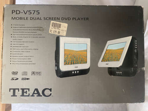 TEAC Dual Car DVD Screens