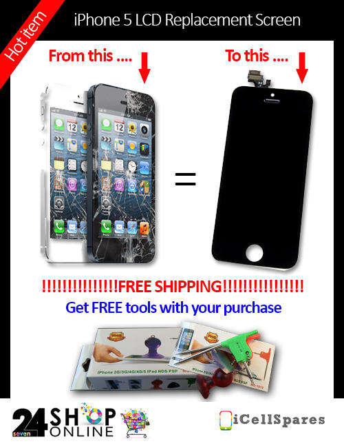 Apple iphone 5 LCD - BRAND NEW - FREE SHIPPING - FREE TOOLS